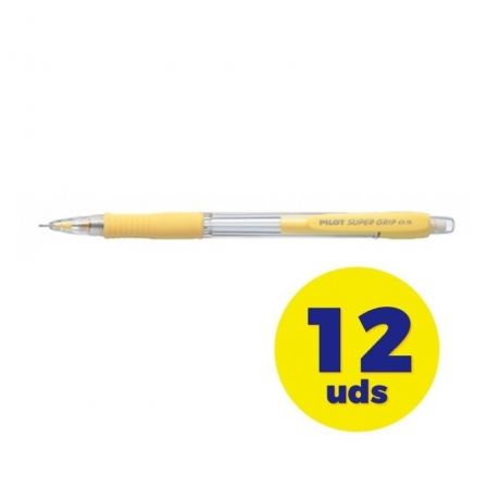 Pilot Portaminas H-185 Supergrip 0,5 mm Amarillo (Set de 12)